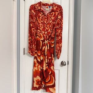 Farm Rio midi dress from Anthropologie. Size L. New with tags.